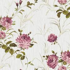Wallpaper Premium Motif Bunga Roll Besar Ukuran 15m2 Lebar 1m X Panjang 15m Tersedia 2 Warna Gudang Wallpaper Home Decor Wallpaper Decor