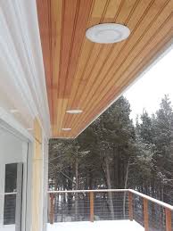 Led Exterior Soffit Lighting Should Be Installed Wherever You Need Outside Lights They Are Sheltered From The H House Exterior Exterior Lighting Roof Soffits