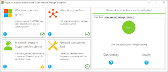 Click the ok button at the bottom of the window to confirm the settings. Network Testing Companion Lync Se