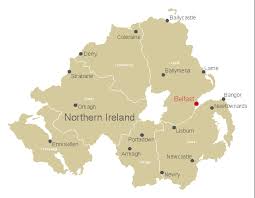 The map of northern ireland template includes three slides. Northern Ireland Cities And Towns Map