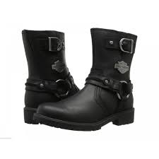 Harley Davidson Leather Biker Boots Men Ladies