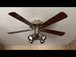Fans with lights for bedrooms, top ceiling fans. Hunter Infiniti Ceiling Fan 52 Bright Brass Greatest Hits Remake Youtube Ceiling Fan Fan Greatest Hits