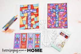 Check spelling or type a new query. Free Stained Glass Coloring Pages And Bookmarks For Easter