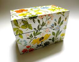 Floral Metal Hallmark Recipe Box Vintage Recipe Box Metal Recipe Box Vintage Recipes
