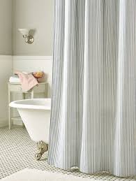 Cotton Duck Shower Curtain In 2 Sizes Duck Shower Curtain Striped Shower Curtains Fabric Shower Curtains