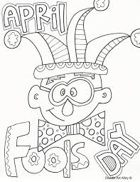 Color, print and share your colorful spring masterpiece with friends and family! April Fools Day Coloring Pages Doodle Art Alley