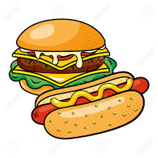Scegli tra immagini premium su hamburgers and hotdogs della migliore qualità. Hamburger And Hot Dog Vector Illustration Royalty Free Cliparts Vectors And Stock Illustration Image 140035578