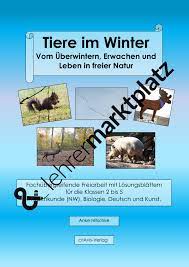 Was muss drauf?layout der bewerbung: Tiere Im Winter Vom Uberwintern Erwachen Und Leben In Freier Natur Unterrichtsmaterial In Den Fachern Biologie Kunst Naturwissenschaften Biologie Naturwissenschaft Lehrmaterial