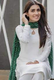Gibsonlook shirred satin midi dress. 14th August Dress Ideas Inspired By Pakistani Actresses Showbiz Hut