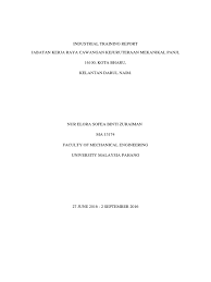 The training can be taken in any particular technology as per your area of interest. Industrial Training Full Report Jkr