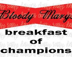 Bloody mary breakfast discount of champions shirt