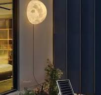 Hemisphere Moon Waterproof Outdoor Porch LED Exterior Wall Lights