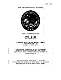 Modern air / naval operations woty > общие обсуждения > подробности темы. Naval Telecommunications Procedures Judgebusters
