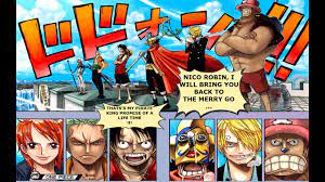 Those who have seen the anime will surely reckognise this momen. One Piece Enies Lobby Wallpaper