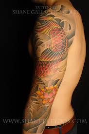 Some images on koi dragon sleeve tattoo designs. Shane Tattoos Japanese Koi 3 4 Sleeve Tattoo