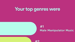 We did not find results for: Your Top Genres Were 1 Male Manipulator Music