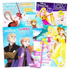 « back to all disney princesses coloring coloring has many benefits for kids, they learn the names of the colors they are using, they improve their handwriting, their motor skills and it is. Disney Princess Coloring Book Super Set Bundle Includes 4 Disney Princess Books Filled With Over 400 Coloring Pages And Activities And Over 175 Stickers Party Set Buy Online In Bermuda At