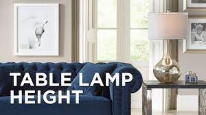 I found one i like, but it is only 30 inches tall. Table Lamp Height Guide Our Best Tip For Choosing The Right Height Table Lamp Lamps Plus Youtube