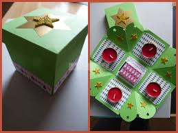 Explosionsbox Weihnachten Bastelei Basteln Box