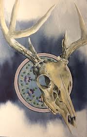Painting a deer skull with watercolor & Daniel Smith paint-porn. – Cry The  Bird