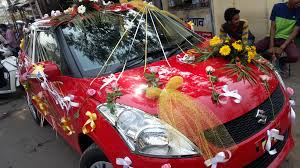 Pin By Udit On Wedding Car Decoration Door Design Wood Wedding Car Decorations Car Decor