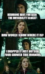 24 Hilarious Harry Potter And Hermione Memes Gag Loop Harry Potter Memes Hilarious Harry Potter Hermione Harry Potter Jokes