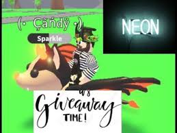 Neon Bat Dragon Giveaway Adopt Me Giveaway Pet Shop Logo Pet Dragon Adoption