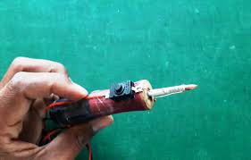 When you solder, hold the soldering iron like you would a pencil or (for lack of a how to remove solder: How To Make A 12v Soldering Iron At Home Diy Project
