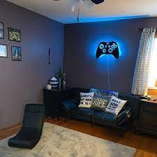 Led Lighted Xbox Controller Wall Art Video Game Art Game Etsy Boys Bedroom Makeover Room Setup Game Room Decor