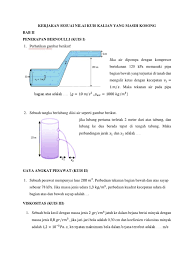Tekanan air pada pipa bagian atas (ii) adalah…. Soal Tugas Susulan Siswa