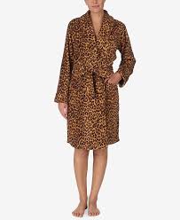If the runway is any indication, the print is more loved than ever. Lauren Ralph Lauren Plush Leopard Print Wrap Robe Reviews All Pajamas Robes Loungewear Women Macy S