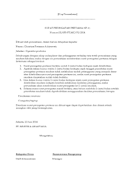 Kita juga harus berkomitmen pada kontrak perjanjian yang telah kita sepakati di awal ketika kita masuk menjadi karyawan di. Contoh Surat Peringatan Teguran