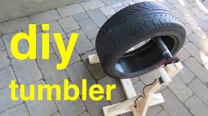 Its rubber lip should sit. Diy Tumbler From Sewing Machine And Tire Youtube