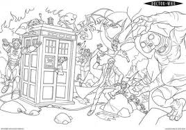 Free Printable Doctor Who Coloring Page Coloring Pages Doctor Who Coloring Books