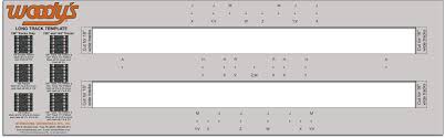 23 98 Woodys Longtrack Studding Template 15 16 In Wide 999471