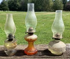 Very Old Oil Lamps, (1 finger lamp ...