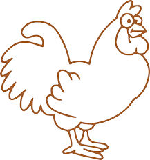 Tubuh montok, pantat besar, perut sudah berlemak, dan teteknya. Gambar Ayam Hitam Putih Clipart Full Size Clipart 3463296 Pinclipart