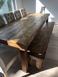 Complete your farmhouse dining room design with our distressed wood tuscan spring dining benches. Rustic Dining Table Farmhouse Distressed Wood Table Etsy Rustic Dining Room Table Rustic Dining Table Rustic Farmhouse Dining Table
