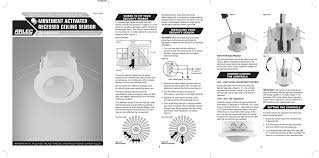 Remove the screws surrounding the light fixture using a. Movement Activated Installation Instructions Where To Fit Your Security Sensor Manualzz