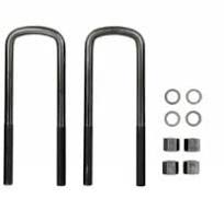 Leaf Spring U Bolt Kit | Semi-Round | Grade 8 | 1-1/4 x 4-1/16 x 19-1/2 |  Mack