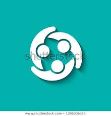 Teamwork People Meeting Vector Logo Design Community Business People Concept Symbol Communication Social G Vector Logo Design Logo Design Vector Logo