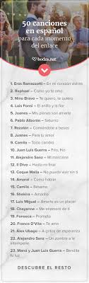 670 canciones para cada momento de su. 50 Canciones En Espanol Para Cada Momento Del Enlace Canciones De Boda Consejos De Boda Invitaciones De Boda Caseras