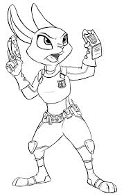 Zootopia Coloring Pages Best Coloring Pages For Kids Zootopia Coloring Pages Cat Coloring Book Coloring Pictures