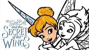 Hello kitty birthday coloring pages. Disney Tinker And Periwinkle Tinker Bell Secret Of The Wings Coloring Pages Fun Coloring Book Youtube