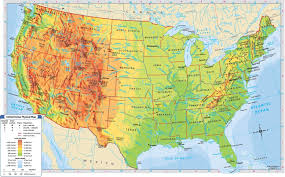 June 13, 2021 harta cu altitudini. Altitudine Harta Statele Unite Ale Americii Altitudine Harta De Statele Unite Ale Americii America De Nord America
