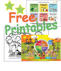 Free Kids Nutrition Printables Worksheets My Plate Food