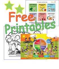 free kids nutrition printables worksheets my plate food