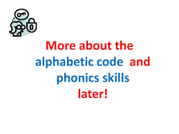 Alphabetic code chart poster pack of 3 (isbn: Welcome Please Note You May Need One And A Half To Two Hours For This Presentation To Include Looking At A Mini Alphabetic Code Chart Taking The Parents Ppt Download