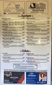 Pig n out salina ok menu. Los Coco S Mexican Restaurant Menu In Salina Oklahoma Usa