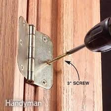Fix Sagging Or Sticking Doors Door Repair Home Repair Household Hacks